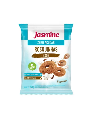 Rosquinha De Coco Zero Açucar - Jasmine - Unidade De 150G