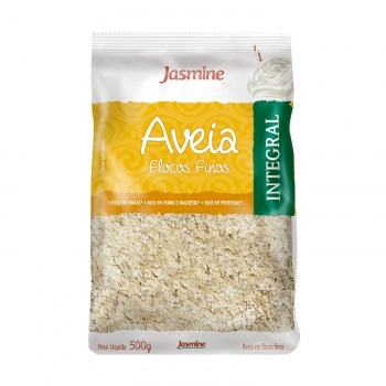 Aveia Flocos Finos - Jasmine - Pacote De 500G