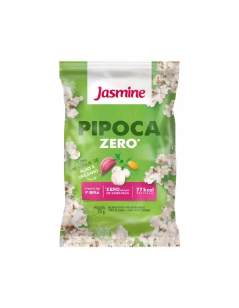 Pipoca Alho E Orégano Zero - Jasmine - Unidade De 70G