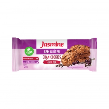Suply Cookies Açaí E Chia - Jasmine - Unidade De 120G