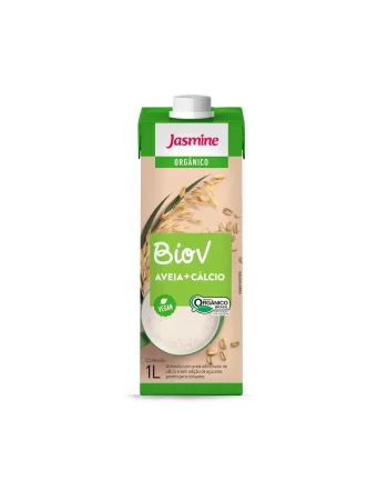 Biov - Bebida Vegetal Orgânica De Aveia E Calcio - Jasmine - Unidade De 1L