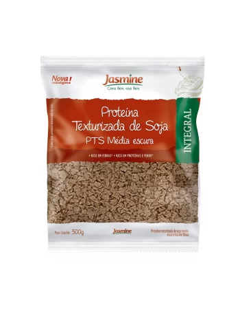 Proteina Texturizada De Soja Média Escura - Jasmine - Unidade De 500G