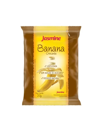 Banana Crocante Liofilizada - Jasmine - Unidade De 20G