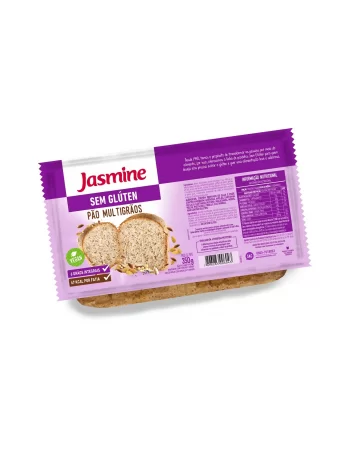 Pão Fatiado Multigrãos Sem Gluten - Jasmine - Unidade De 350G