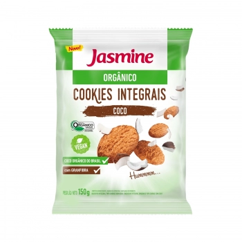 Cookie Integral Orgânico Coco - Jasmine - Unidade De 150G