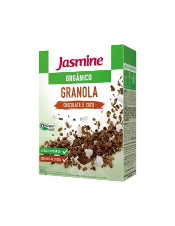 Granola Orgânica Com Chocolate E Coco - Jasmine - Unidade De 200G