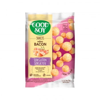 Snack de Soja e Bacon - Goodsoy - Unidade 25g