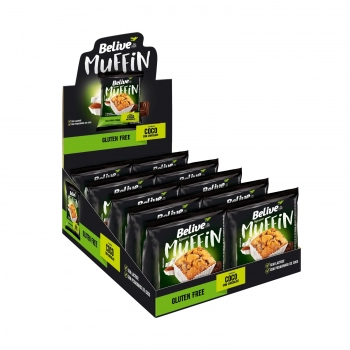 Muffin Coco e Chocolate - Belive - Display 10 X 40g