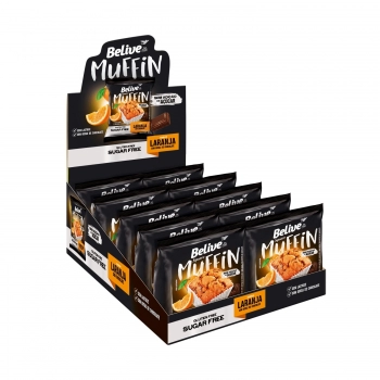 Muffin Laranja e Chocolate - Belive - Display 10 X 40g