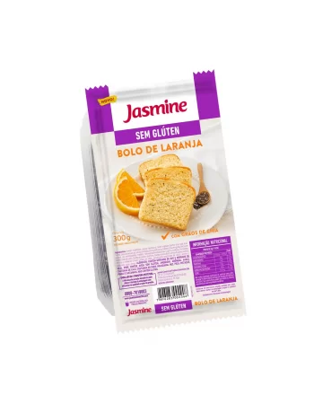 Bolo Laranja e Chia Sem Glúten - Jasmine - Unidade De 300g