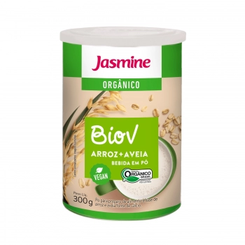 Biov - Bebida Orgânica De Aveia Em Pó - Jasmine - Unidade De 300G