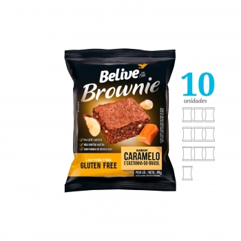 Brownie Caramelo - Belive - Display 10 X 40g