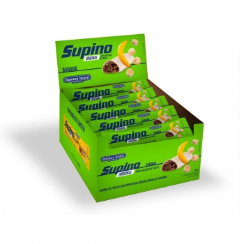 Barra De Frutas Supino Tradicional Branco - Banana Brasil - Display Com 16 Unidades De 24G