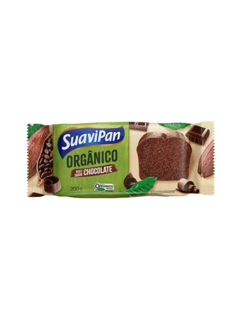 Bolo Orgânico Chocolate - Suavipan - Unidade De 200G