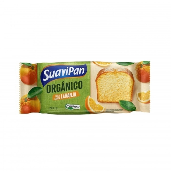 Bolo Orgânico Laranja - Suavipan - Unidade De 200G