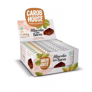 Barra de Alfarroba - Carob House - Display 10 X 45g