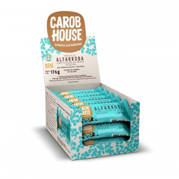 Tablete de Alfarroba e Flocos de Arroz - Carob House- Display 16 X 11g