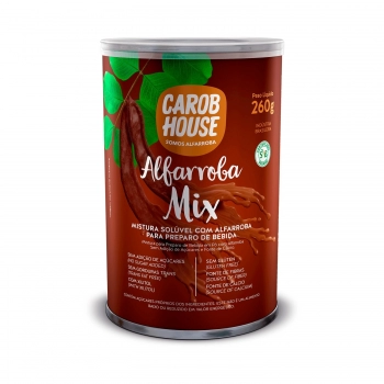 Mix Mistura Solúvel Alfarroba - Carob House - Unidade 260g
