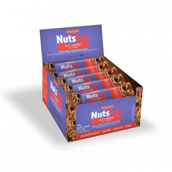 Barra De Nuts Goji Berry E Cranberry - Banana Brasil - Display Com 12 Unidades De 25G