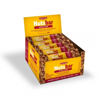 Barra De Nuts Proteina Vegana - Banana Brasil - Display Com 12 Unidadea De 25G