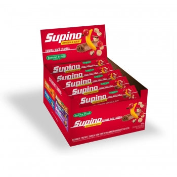 Barra De Frutas Supino Light Maça E Canela - Banana Brasil - Display Com 16 Unidades De 24G