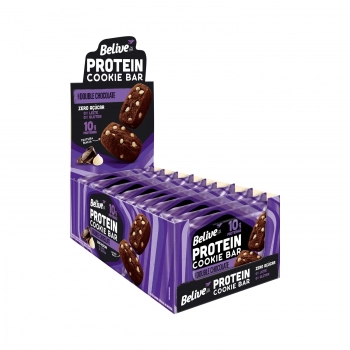 Cookies Protein Double Chocolate - Belive - Display 10 X 48g