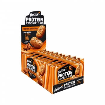 Cookies Protein Amêndoas - Belive - Display 10 X 48g