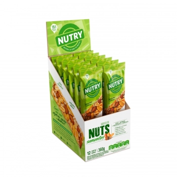 Barra De Nuts Nutry Sementes - Nutrimental - Display Com 12 Unidades De 30G