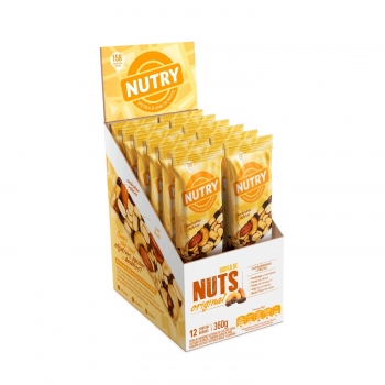 Barra De Nuts Nutry Original - Nutrimental - Display Com 12 Unidades De 30G
