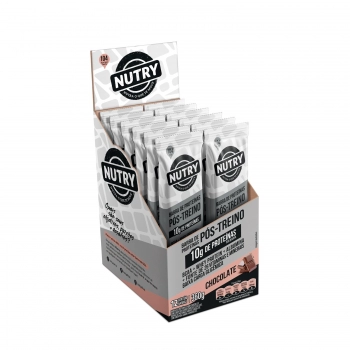 Barra De Proteínas Nprotein Chocolate - Nutrimental - Display Com 12 Unidades De 30G