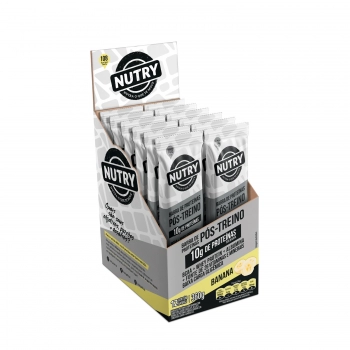 Barra De Proteínas Nprotein Banana - Nutrimental - Display Com 12 Unidades De 30G