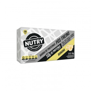 Barra De Proteínas Nprotein Banana - Nutrimental - Caixeta Com 2 Unidades De 30G