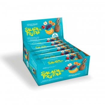 Barra De Sementes Levittá Salada De Frutas - Banana Brasil - Display Com 24 Unidades De 20G