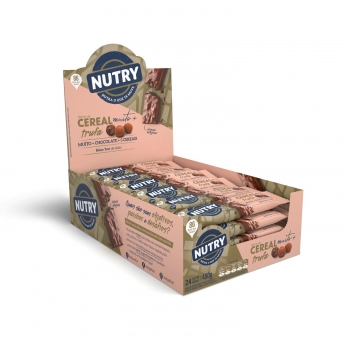 Barra De Cereais Nutry Com Trufa Muito Mais - Nutrimental - Display Com 24 Unidades De 20G