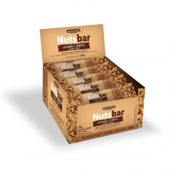 Barra de Nuts Castanha Sementes - Banana Brasil - Display 12 X 25g