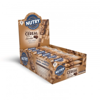 Barra De Cereais Nutry Bolo De Chocolate - Nutrimental - Display Com 24 Unidades De 22G