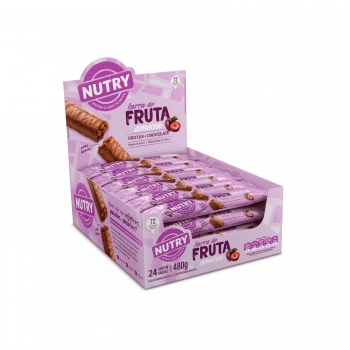 Barra De Frutas Nutry Ameixa E Chocolate - Nutrimental - Display Com 24 Unidades De 20G