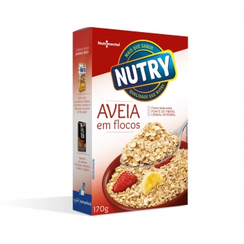 Aveia Flocos Nutry - Nutrimental - Unidade De 170G