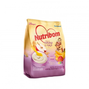 Mingau Nutribom Banana E Maçã - Nutrimental - Unidade De 230G