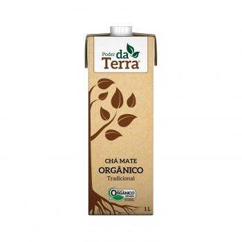CHA MATE ORGANICO TRADICIONAL - PODER DA TERRA - 1 LITRO