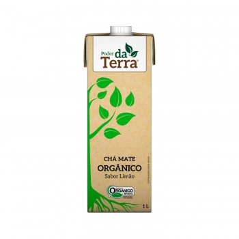 CHA MATE ORGANICO LIMAO - PODER DA TERRA - 1 LITRO