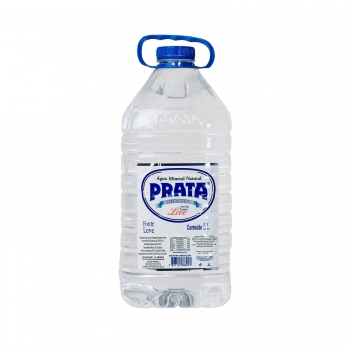 Água Mineral Natural Leve - Prata - Pack Com 2 Unidades De 5L