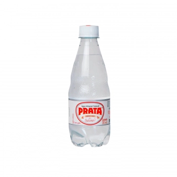 Água Mineral Alcalina Com Gás - Prata - Pack Com 12 Unidades De 310Ml