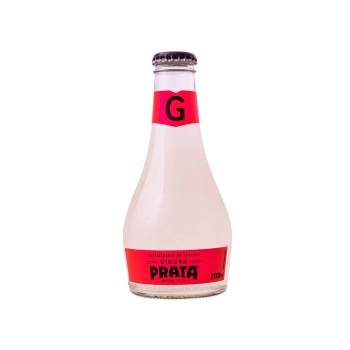 Mixer Tônica Ginger On Way - Prata - Caixa Com 24 Garrafas De 200Ml