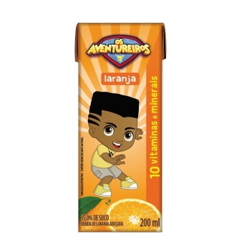 AVENTUREIROS BEBIDA DE LARANJA 200ML