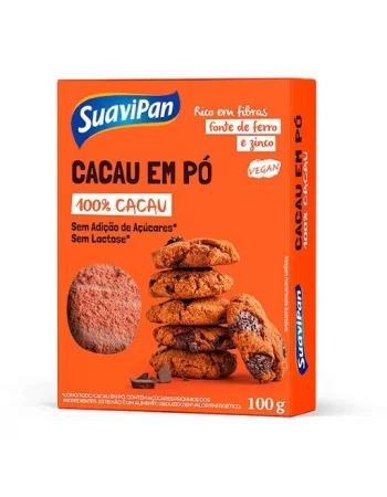 CACAU EM PO SUAVIPAN VEGAN 16X100G