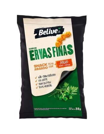 Snack de Milho e Ervas Finas - Belive - Unidade 35g