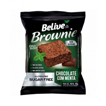 Brownie Belive Choco e Menta 10x40g