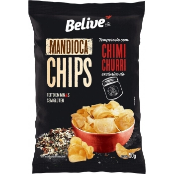 Chips de Mandioca com Chimichurri - Belive - Unidade 50g