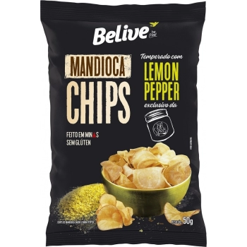 MANDIOCA CHIPS/ LEMON PEPPER 50GR